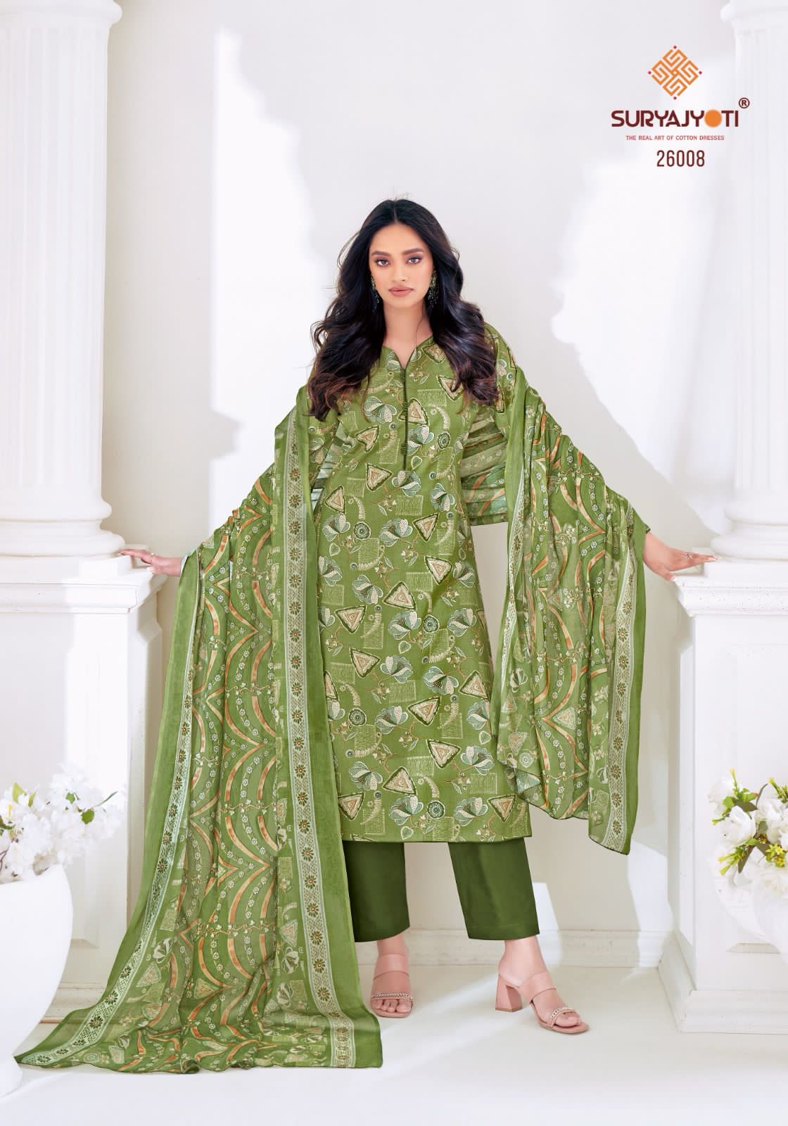 Nargis Vol 26 By Suryajyoti Cambric Cotton Printed Dress Material Wholesale In India